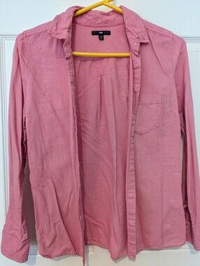 GAP Rose Pink Button-Down Shirt